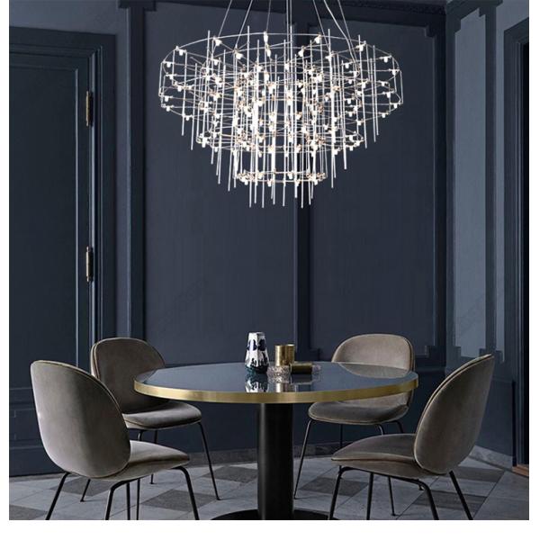 Modern Decoration Crystal Chandelier for Living Room Room Decor Stainless Steel Chandelier(WH-MI-447)