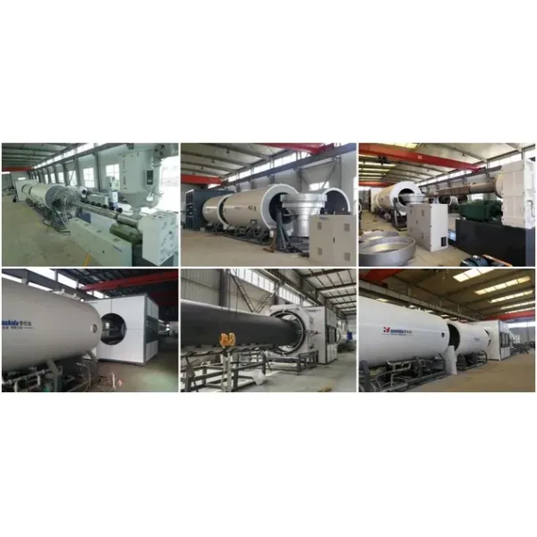 Industrial HDPE Jacket Pipe Making Machine with High Output Vacuum Calibration and Dust-Free Planetary Cutting
