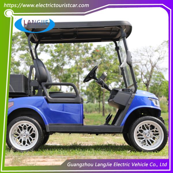 2 Seater Electric Car Club Car Utility Vehicle With Free Maintain Acid Battery Customized Logo