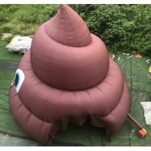 Fire Proof Inflatable Tent Interesting Shape Of Feces 10m Diameter