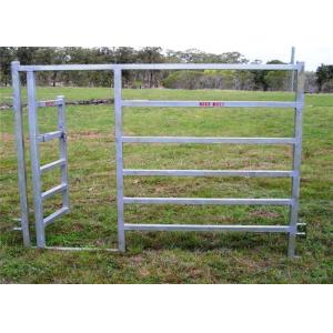 Galvanized Steel Cattle Yard Panels Maintenance Free ISO9001 Standard