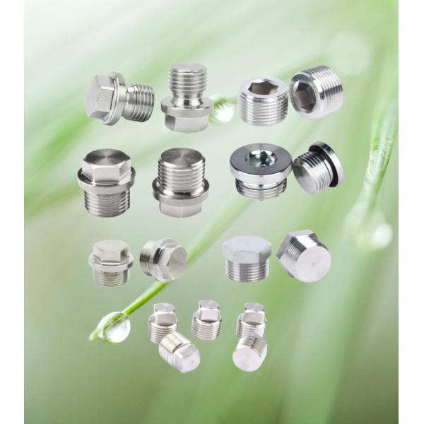 Zinc Coated Pipe Plug for Pipe Systems DIN906 Hexagon Socket Design Made of Stainless Steel and Titanium