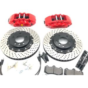 Non Floating Red 6 Pot Brake Kit With 362*32mm Front Disc Brake Kit