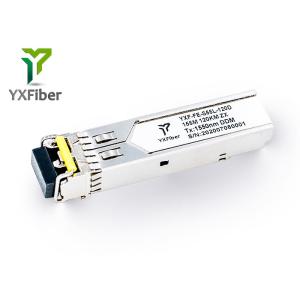 Buy cheap Hot Pluggable Duplex SFP 120km 1550nm Optical Fiber Module from wholesalers