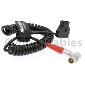 Red Scarlet Epic Camera Power Coiled Twist Cable 6 Pin Right Angle Female to