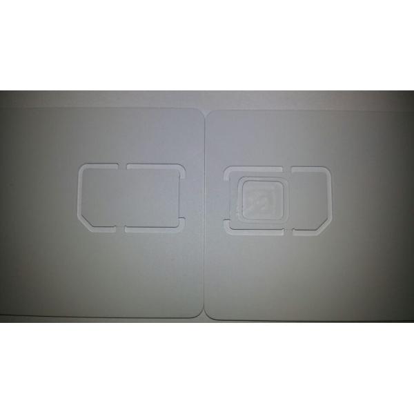 Auto GSM Card Plug In Sim Card Punching Machine With Slot Punching And Indenting Stations