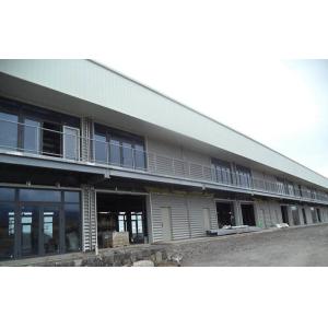 Warehouse / Hangar Odm Steel Structure Building Glass Fiber Sandwich Panel
