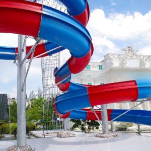 Large Scale Combination Amusement Park Water Slide For Adult