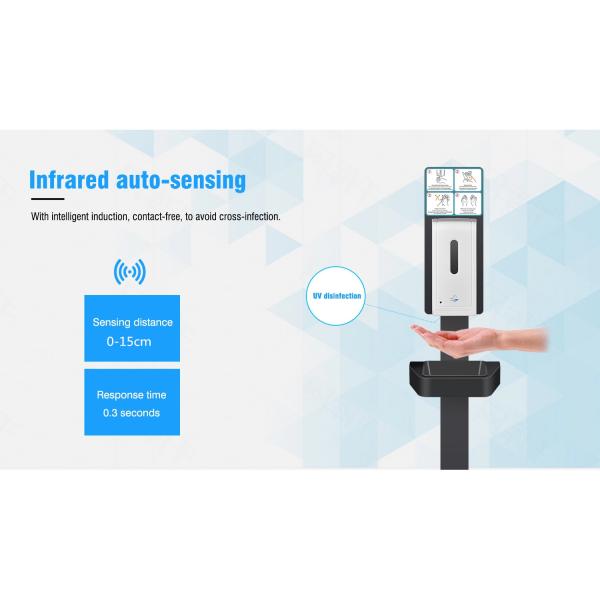 Buy Touchless Auto Spray 1000ml Alcohol Hand Sanitizer 1.5V Battery at wholesale prices