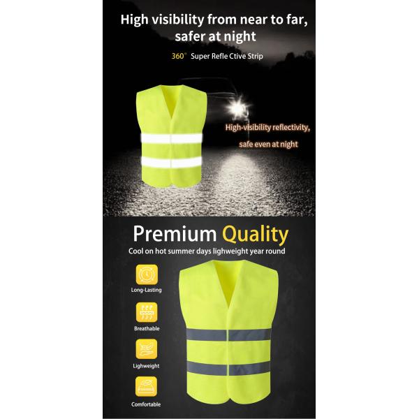 EVA Box Car Warning Triangle Reflective Vest 2 in 1/safety Vest and Car Warning Triangle
