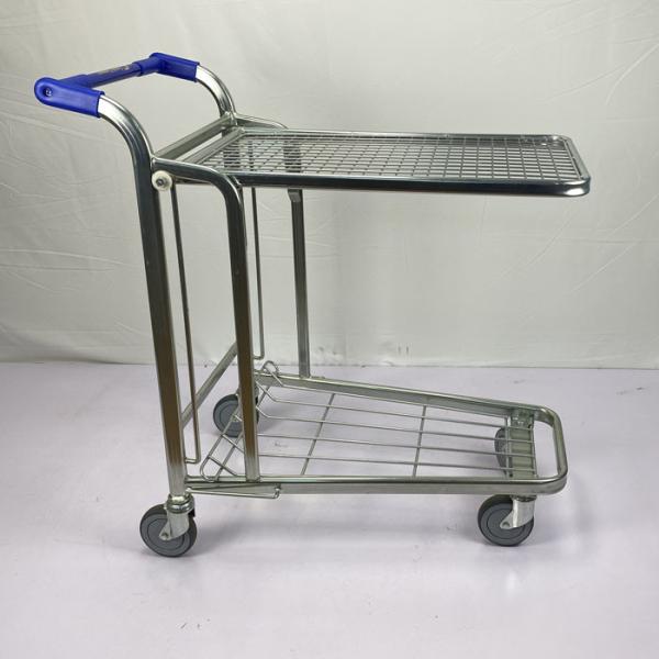 Buy Multipurpose Handcart Heavy Duty Warehouse Trolley 2 Tier Trolley Foldable at wholesale prices