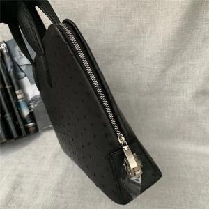 Authentic Ostrich Skin Businessmen Passcode Briefcase Handbag Exotic Genuine