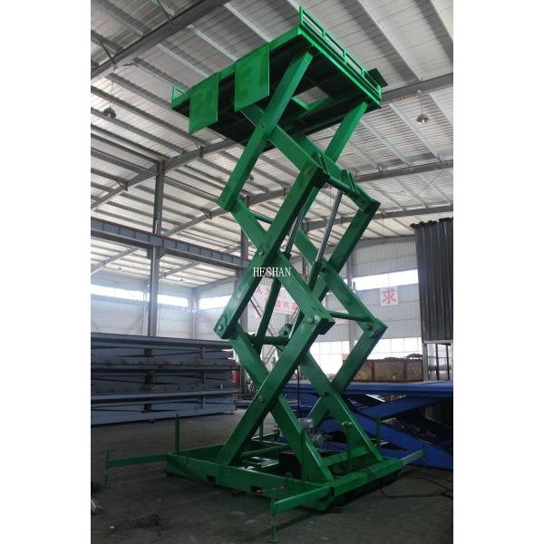 Container Load Heavy Duty Hydraulic Lift Electric Large Scissor Lift Platform OEM