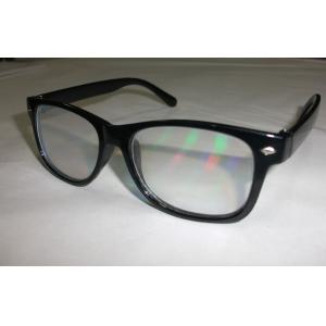 Custom diffraction 3d fireworks glasses with 0.06mm PVC laser lenses