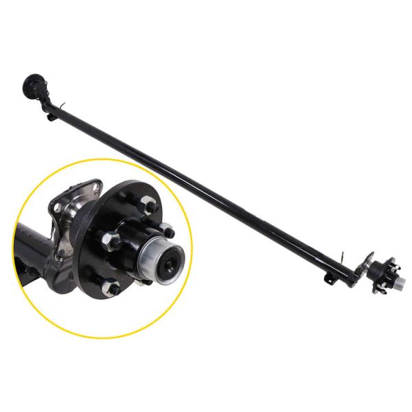 3500 lb Rubber Torsion Trailer Axle Durable and for 5 Bolts on 4.5" Bolt Pattern