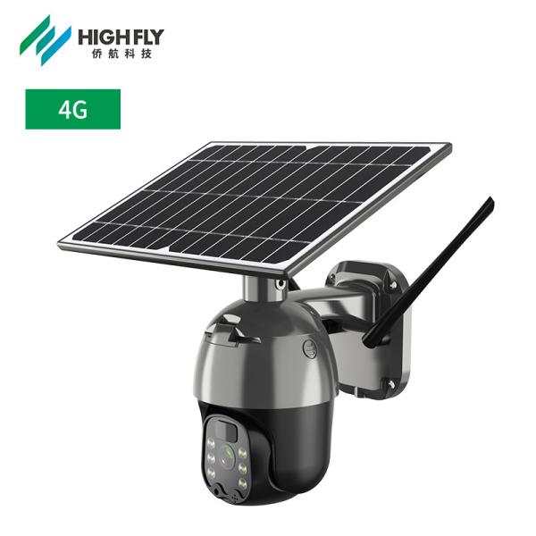 Buy OEM ODM Low Power Solar Energy Power Battery Wireless Alert PTZ Micro 5mp Security CCTV Camera With Solar 4G Sim Wireless at wholesale prices