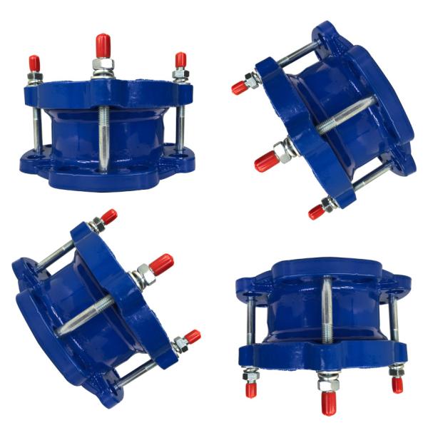 Ductile Iron Flange Adapter Slotted Epoxy HDPE PVC PE DI Pipe Quick Special