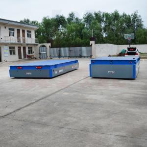 Automatic Charging Material Handling Trolley , 20T Flexible Electric Flat Car