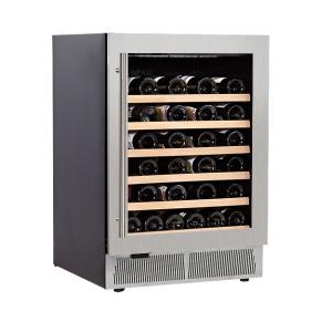 Polyester 52 Bottles 135L Home Wine Cellar Fridge LED Lighting