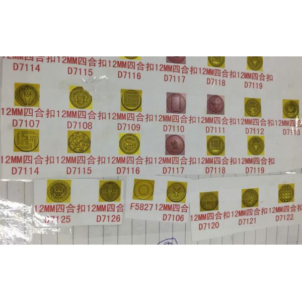 wholesale high quality custom engraved logo alloy cap gun metal snap button custom design