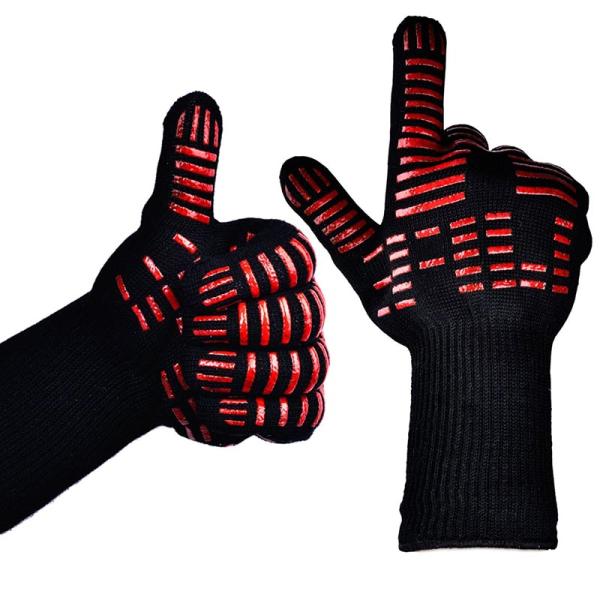 Customized Heat Resistant Work Gloves Aramid Fiber And Cotton Material