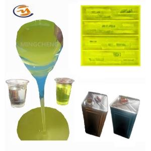 Quality 80A Polystone Statue Mold Polyurethane Liquid Rubber Light Yellow Transparent for sale