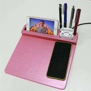 ultraportable Wireless Charging Mouse Pad With Pen Holder lightweight 10W
