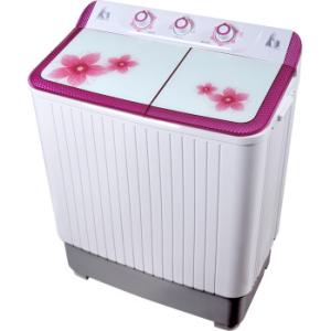 Colorful Twin Tub Semi Automatic Washing Machine 7kg With Plastic Body Tempered