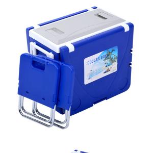 Two Wheeled Collapsible Handcart Picnic Folding Table