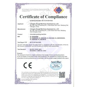 Chengdu Shengli Machinery Equipment Co., Ltd. Certifications
