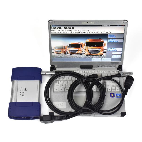 Buy Auto Davie Truck Diagnostic Tool Laptop CF C2 For DAF PACCAR Diagnostic Kit at wholesale prices