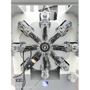 Quality 12-14 Axis Automatic CNC Spring Making Machine , 1 To 4mm Spring Coiling Machine for sale