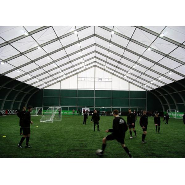 20m High Peak Peach Shaped Clear Span Tent Aluminum Frame Structure Material