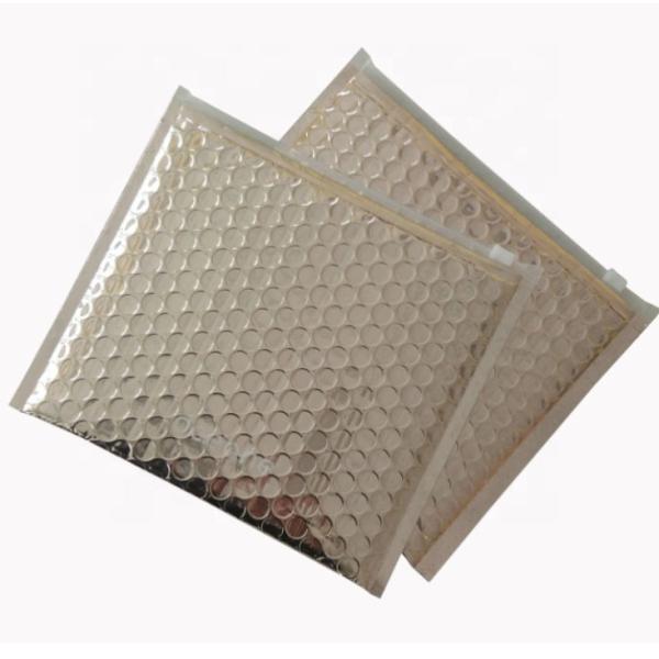 Bubble Wrap Reusable Zipper Bags Gravure Printing Lightweight For Postage