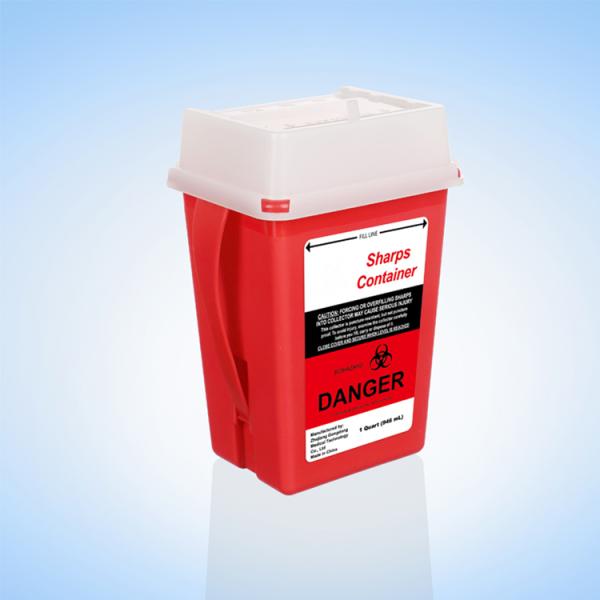 Hospital Safety Injection Syringe Needle Plastic Medical Disposable Sharp Container