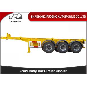 2 / 3 Axles Chassis Trailer / Load Capacity 50 Ton Shipping Container Trailer