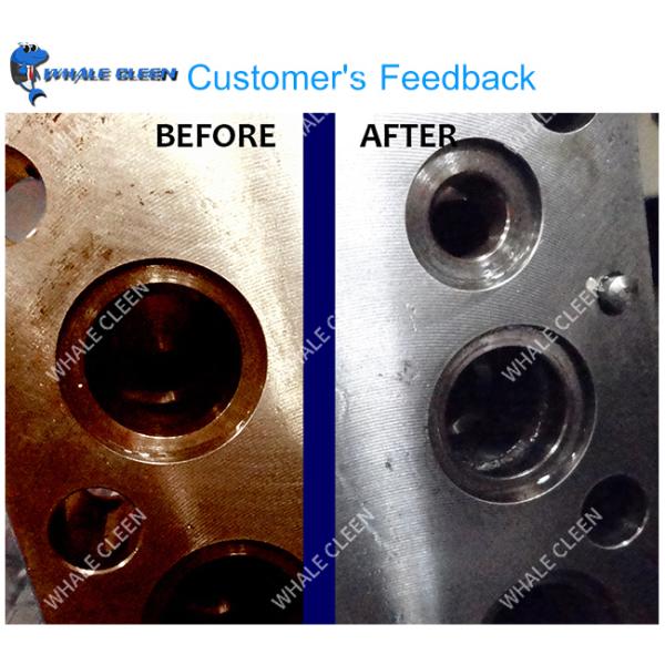 Double Tanks Electrolytic Ultrasonic Cleaning Equipment For Mold Washing Remove Grease Rust Stains