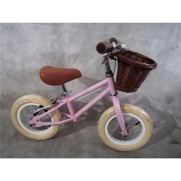 Steel Fork and Frame Balance Bike for Children 3-5 Years Old Blue Color 12 Inch