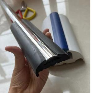 PISTON Rigid Boat Rubber Vinyl Rail With Metal Stainless Steel 316 Insert