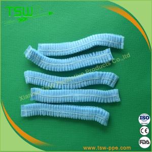 Oil Proof SMS Disposable Mob Cap For Restaurant