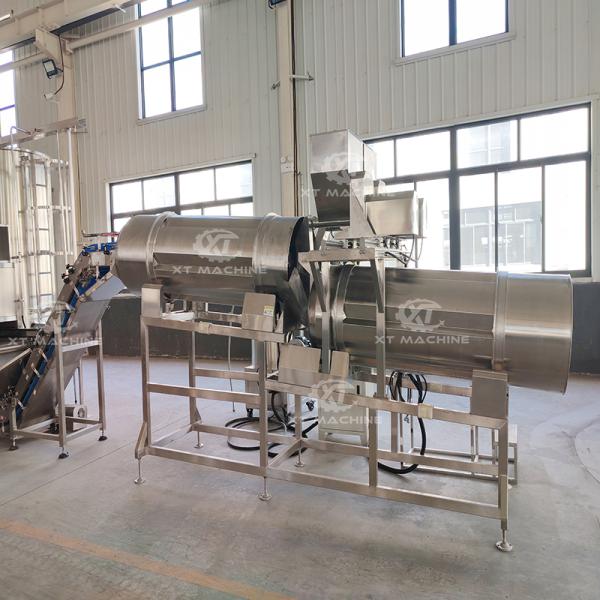 Double Drum Flavoring Machine for Nuts Snacks 500-1000kg/h