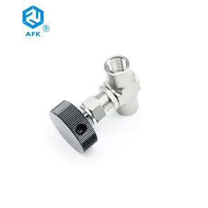 AFK High Pressure 3000psi Stainless Steel Needle Valve Two Way 1/8 1/4 3/8 1/2
