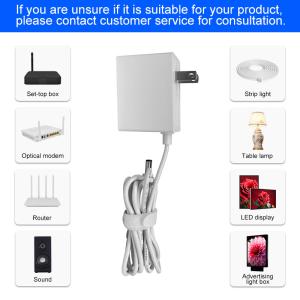 12V 2A AC Power Adapter For Aromatherapy Lamp Laboratory Optical Transceiver Fan