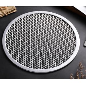 Seamless Round Pizza Screen Tray 6-22 Inch Aluminum Alloy