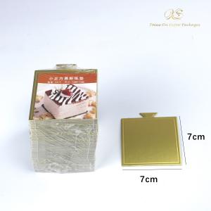 Dessert Plates Square Pastries Cardboard Cupcake Base