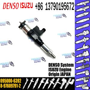 China New Diesel Fuel Injector 095000-6392 0950006392 095000-6390 8-97609791-2 8-97609791-5 for I-SUZU engine 4HK1 on sale