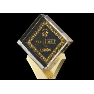 Crystal & Zinc Alloy Custom Made Trophy For Quarterly Awards Ceremony