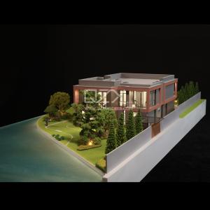 1:50 Scale Realistic Villa Model with Illumination