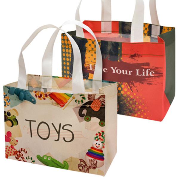 Buy ODM 40x32x12cm 25kg 80gsm Laminated Woven Polypropylene Bags at wholesale prices