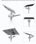 Ip65 Remote Control Solar Street Light 200w Integrated Type With Motion Sensor